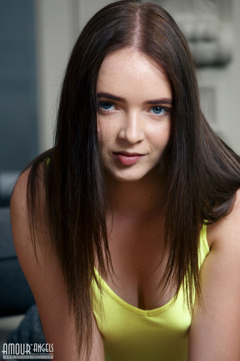 Natural but surcharge erotic brunette teen
