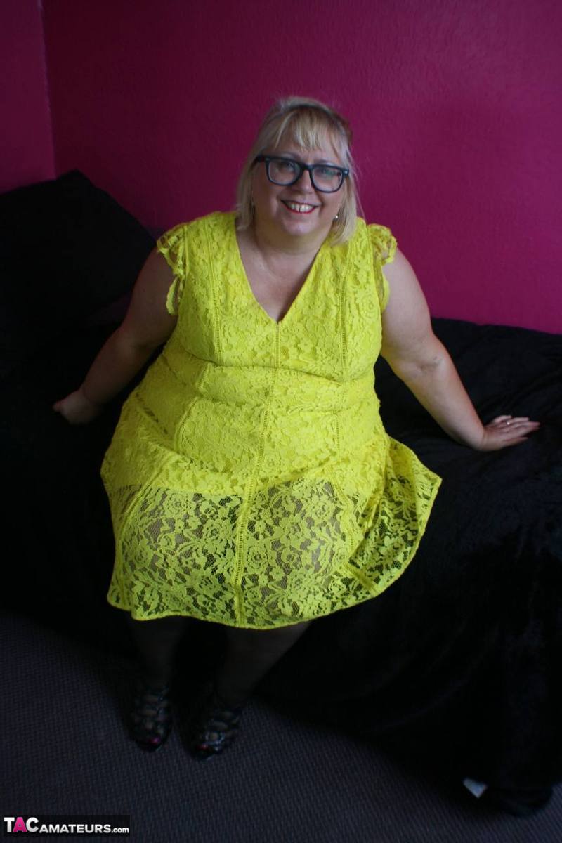 Yellow Dress Display